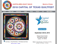 Tablet Screenshot of captxquiltfest.org